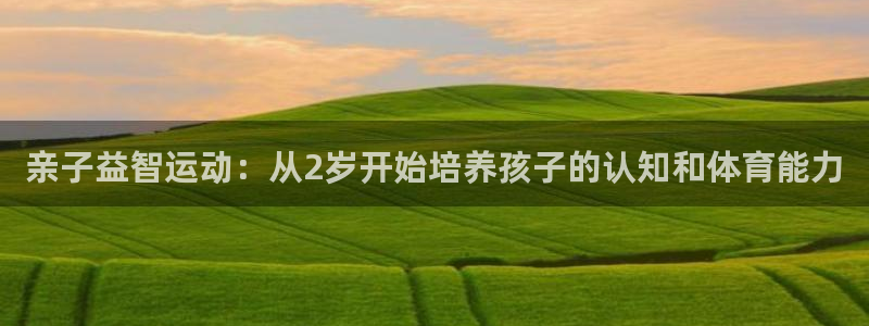 征途国际集团官网首页：亲子益智运动：从2岁开始培养孩