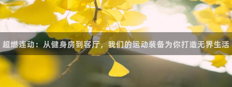 注册征途国际：超燃连动：从健身房到客厅，我们的运动装